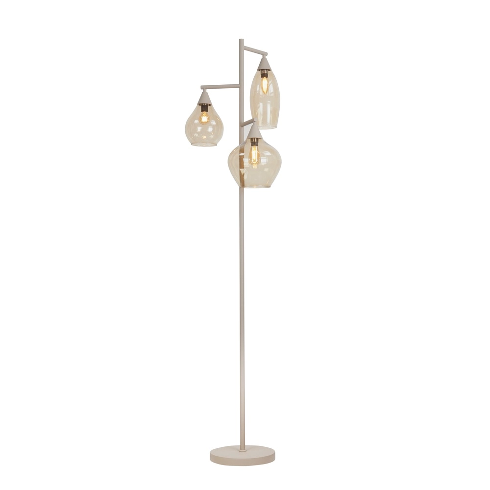 Vloerlamp Cambio zand bruin