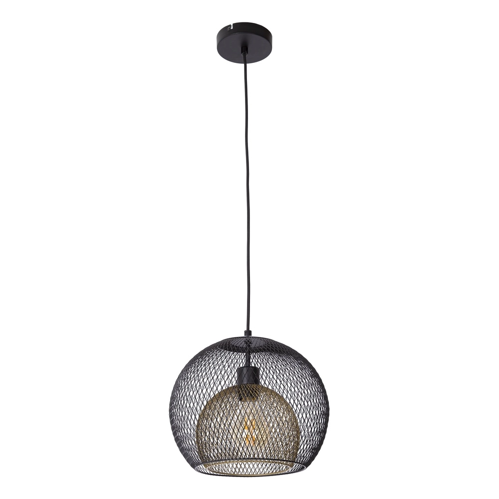 Gaas hanglamp Selina kooi zwart