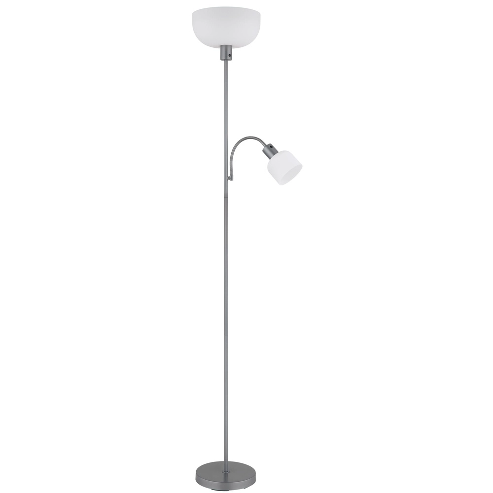 Vloerlamp Hinton zilvergrijs Globo 9007371531592