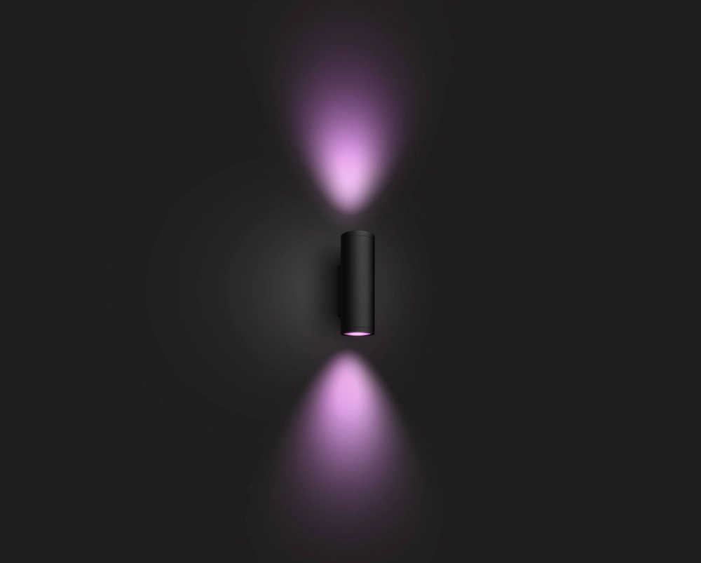 Buitenlamp Up - Down Hue Appear Zwart Philips 8718696174371