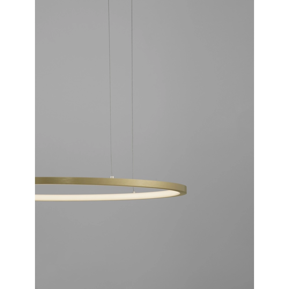 Ronde hanglamp Tarquin goud Ø 60cm Lyora 5212017438270