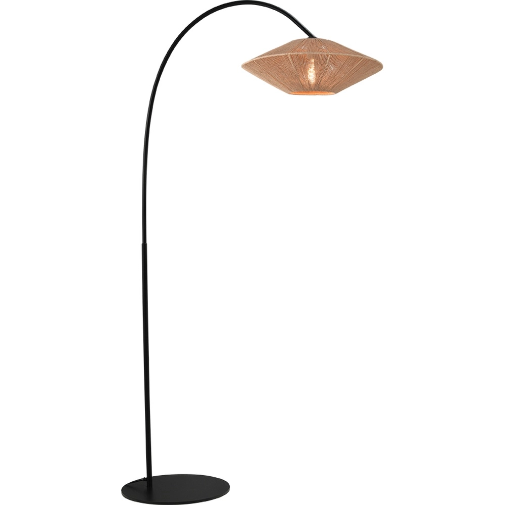 Booglamp Bicono met touw kap Ø50cm
