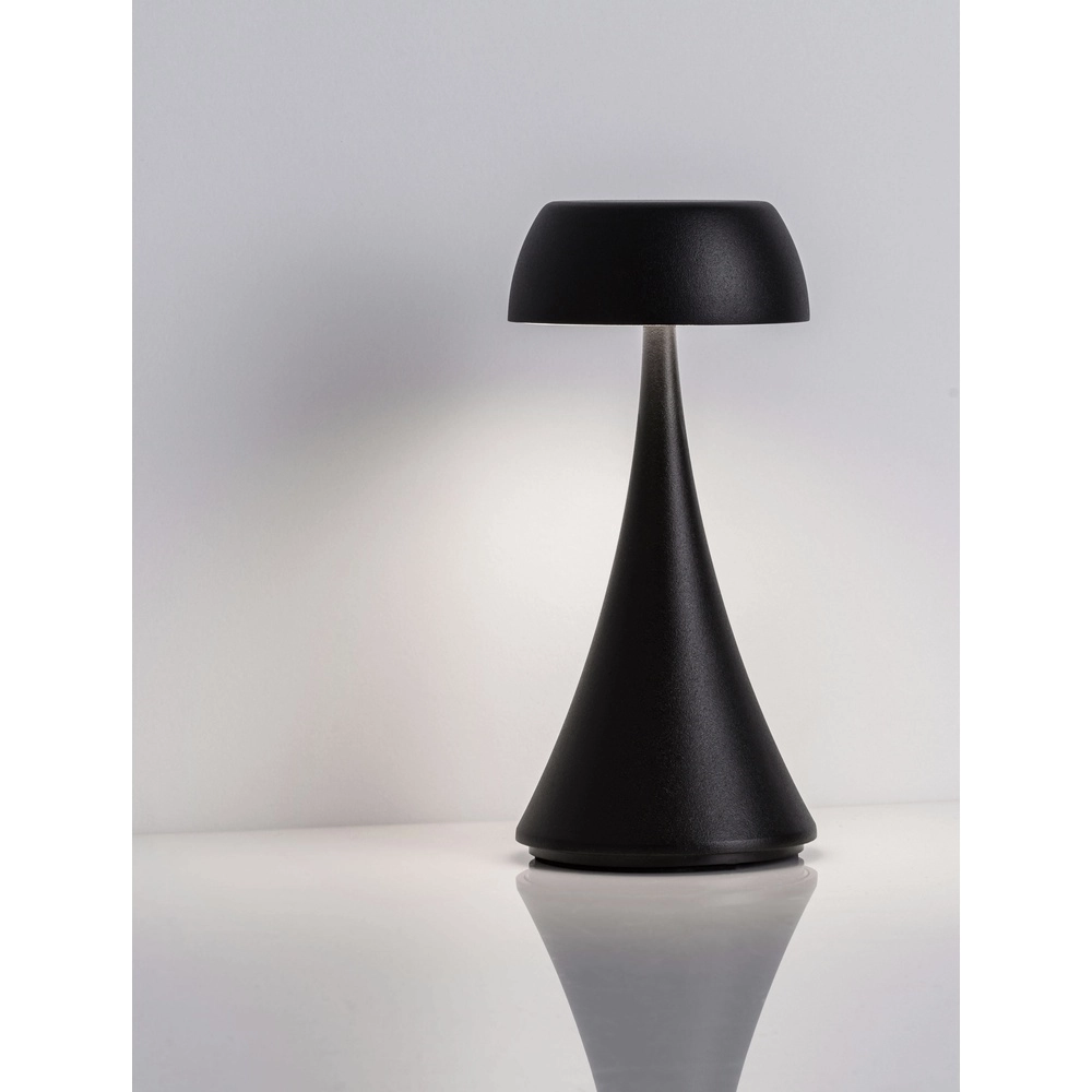Tafellamp Ycro antraciet oplaadbaar met USB