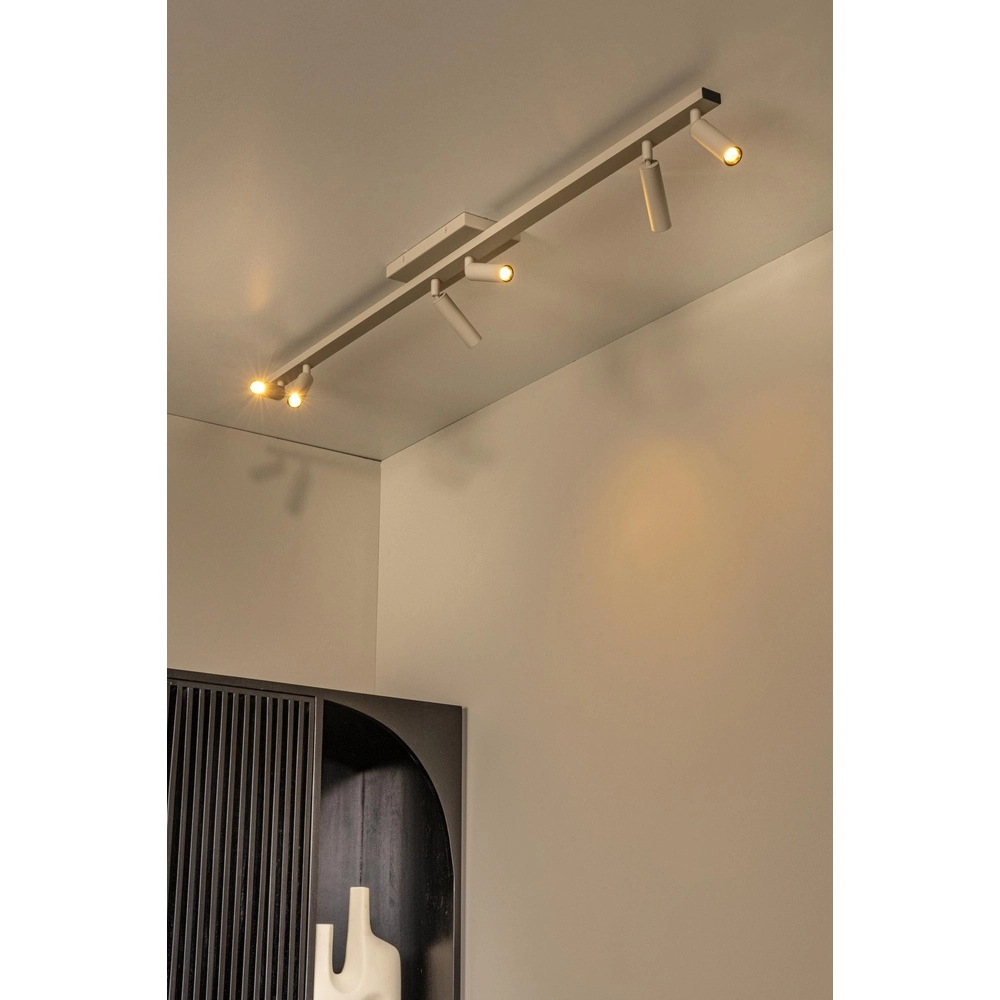 Plafondspot Keoni 6-lichts taupe Lucide 5411212094230