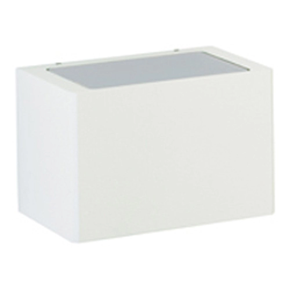 Zwarte muurspot Squad M 15cm - wit