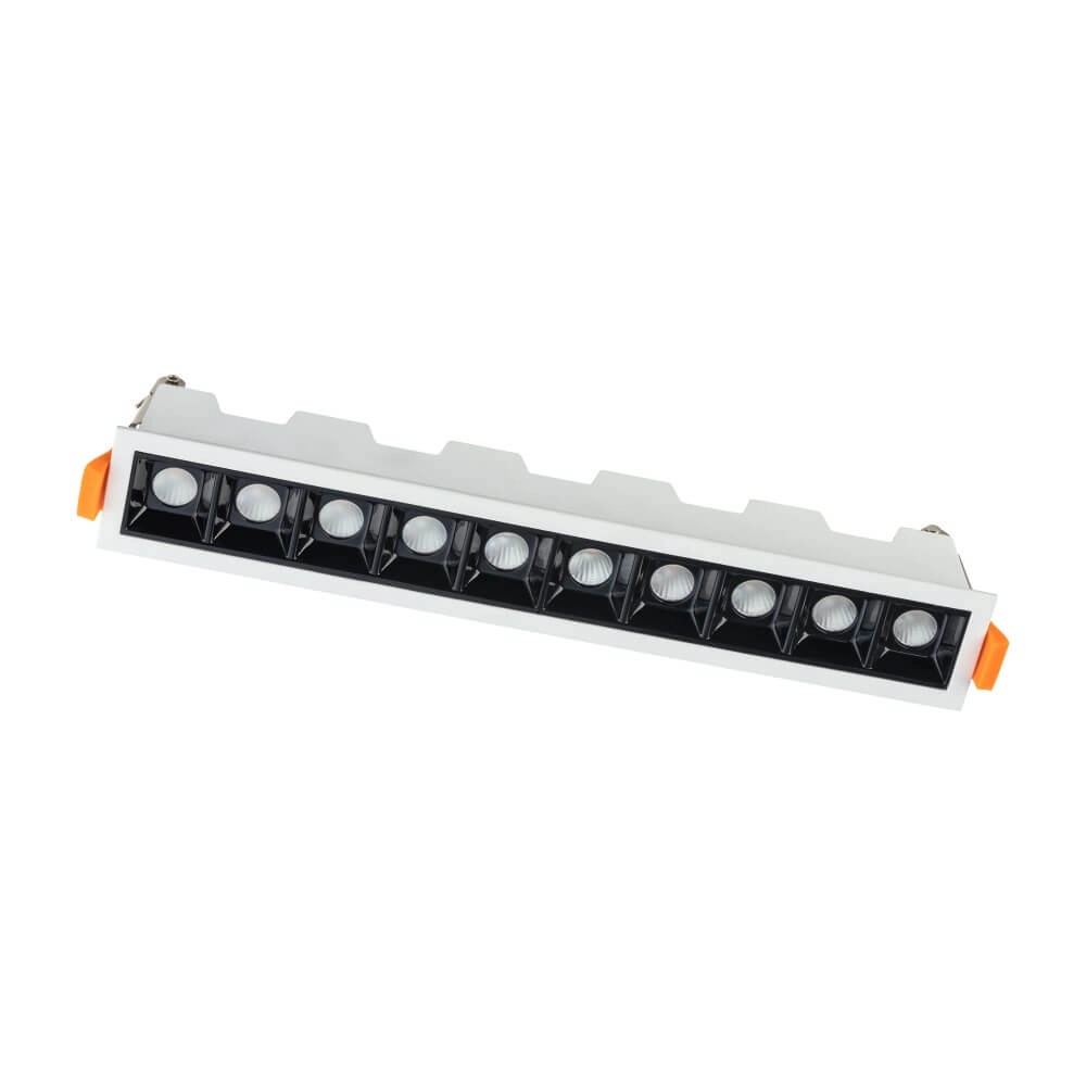Witte inbouwspot Midi Led 10x1 leds - 4000K