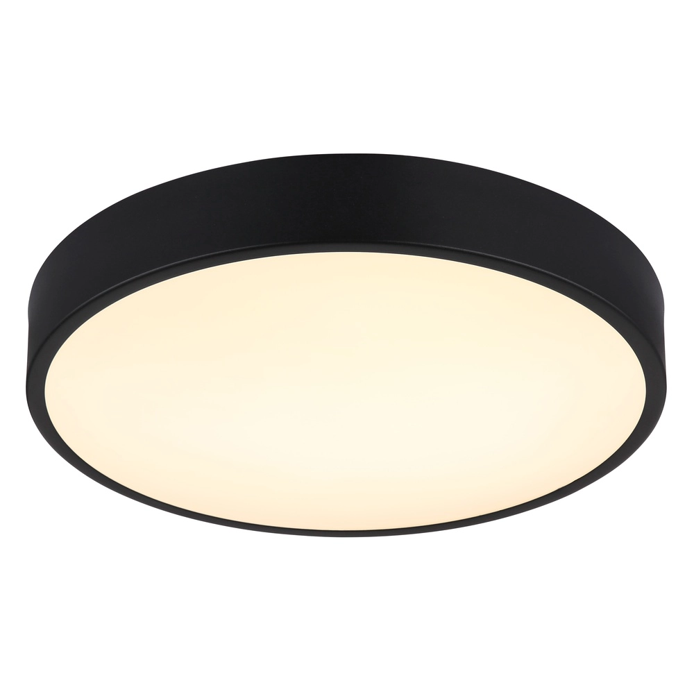 Design plafonniere Nielsen zwart Ø 33,2cm Globo 9007371572670