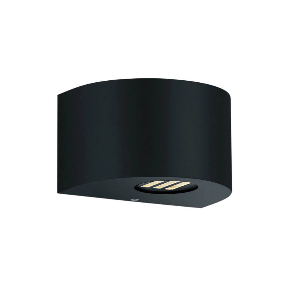 muur licht Rosario Up - Down 2x2w - 3000K mat zwart Trio 4017807411768