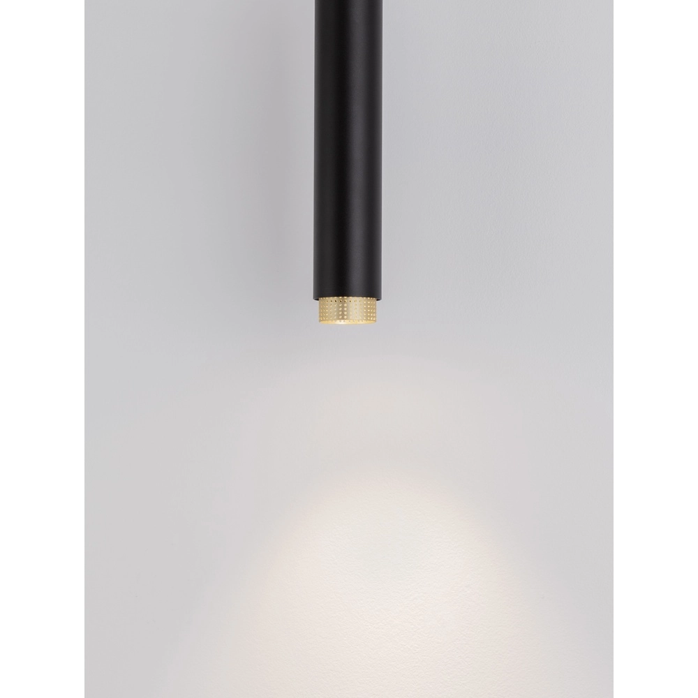 Hanglamp Nessi zwart met goud Lyora 5212017475183