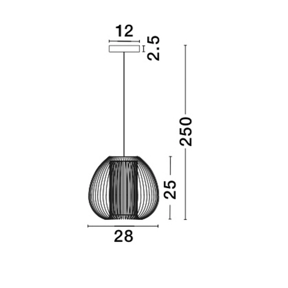 Hanglamp Desire wit Lyora 5212017416735