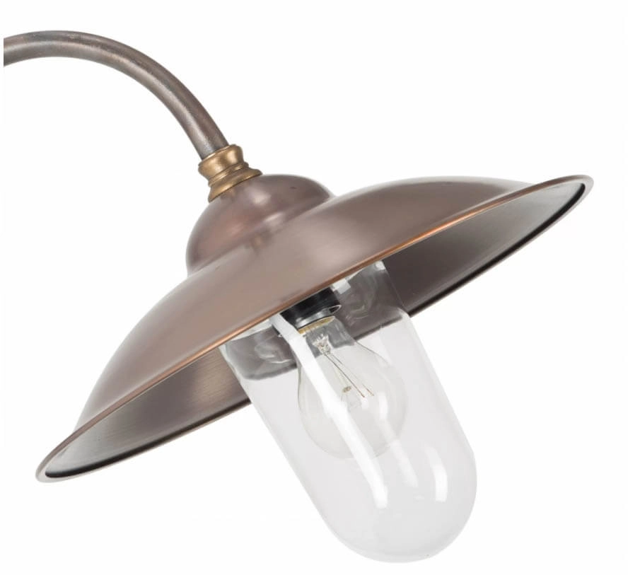 Koperen muurlamp Vienna 58cm koperbrons KS verlichting 8714732124003