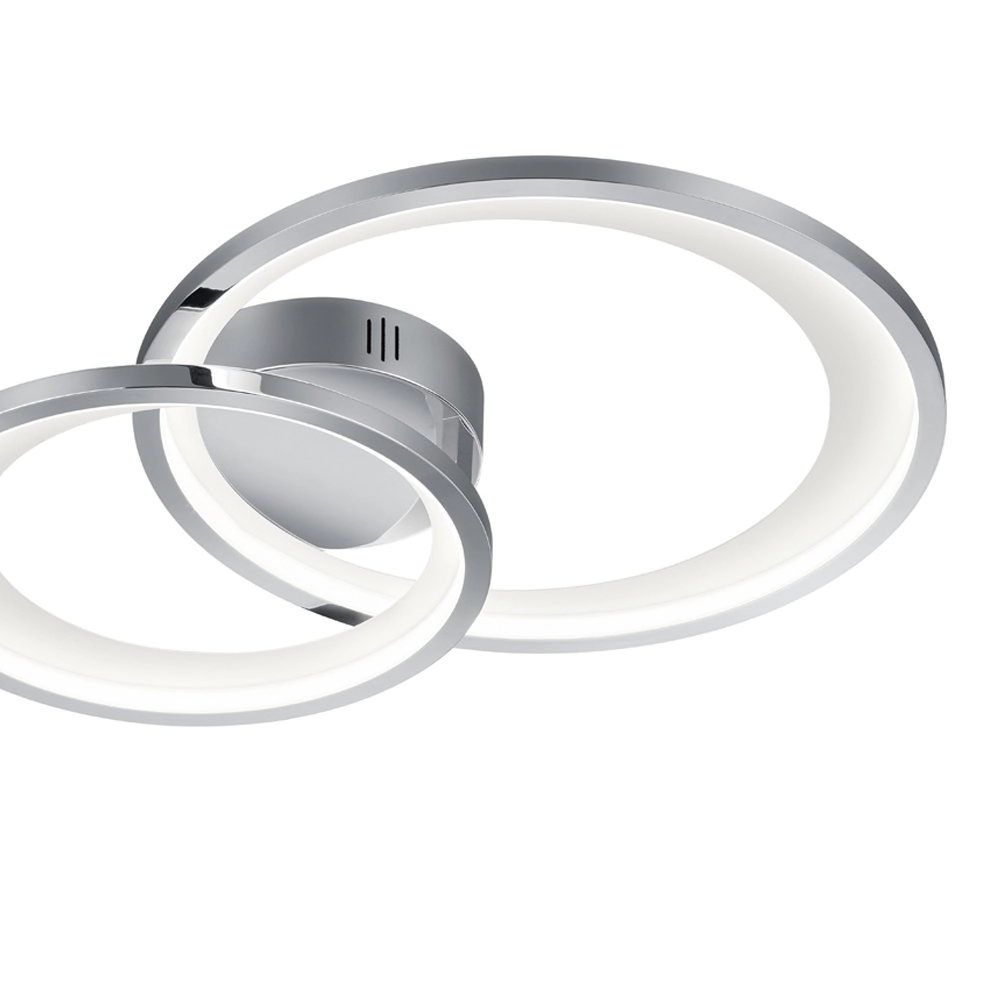 Plafondlamp Granada 29watt grijs Trio 4017807433333