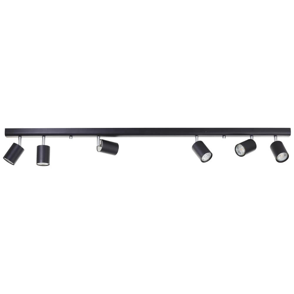 6-lichts plafondlamp Different design zwart Brilliant 4004353435294