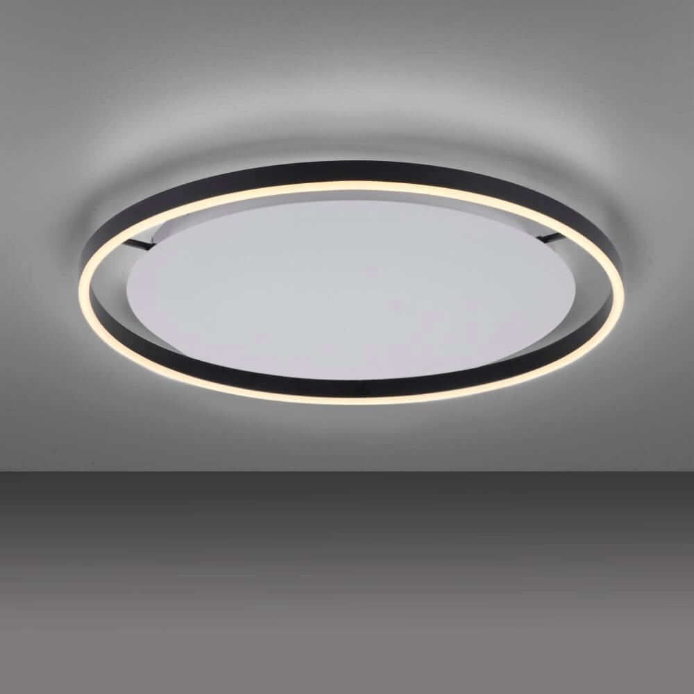 Plafondlamp Ritus zwart Ø 58,5cm Just Light 4043689983932