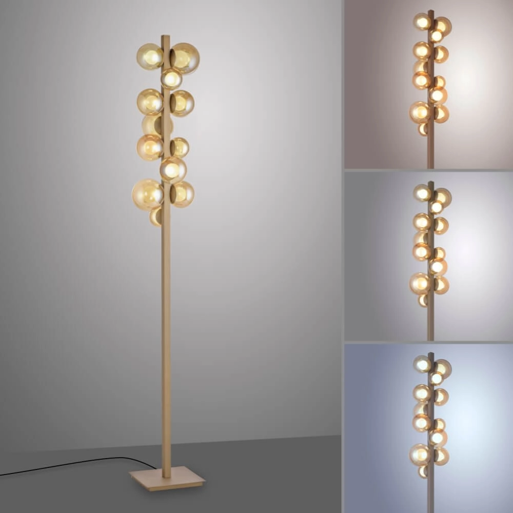 Bronzen vloerlamp Pure Popup design Paul Neuhaus 4012248385654