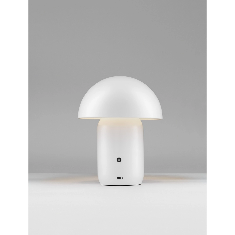 Design tafellamp Pois oplaadbaar wit