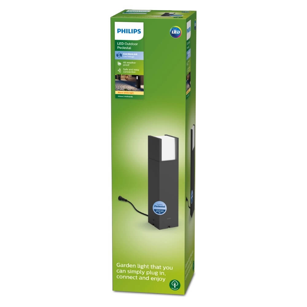 Lantaarn Arbour antraciet 40cm Philips 8719514477179