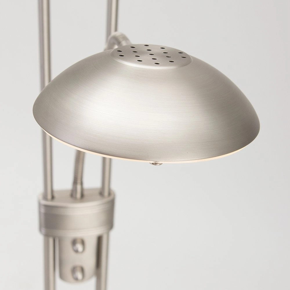 Led staanlamp Mexlite Up 180cm - 3000K metaalgrijs Steinhauer 8712746096354