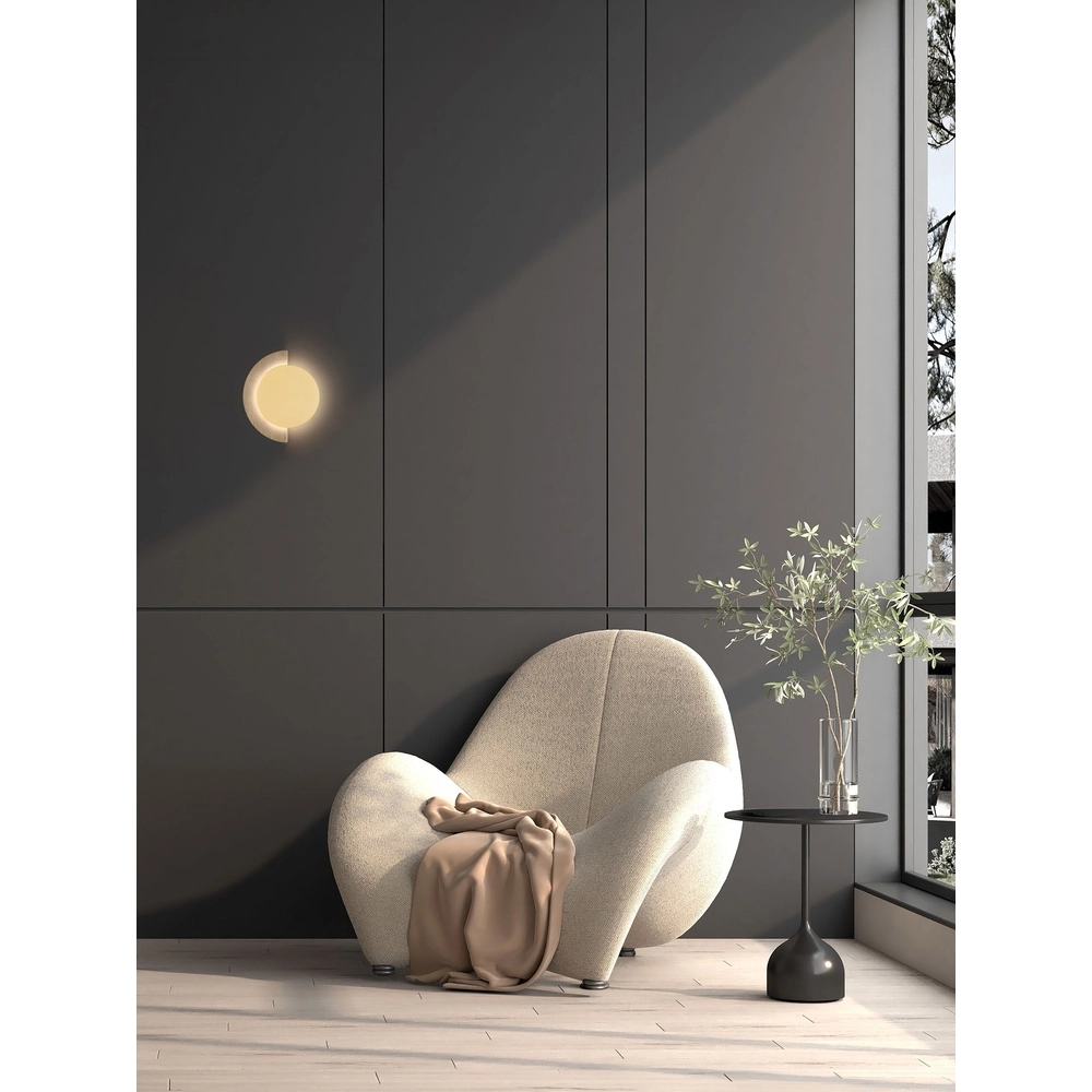 Design wandlamp Molli travertin Ø 21cm