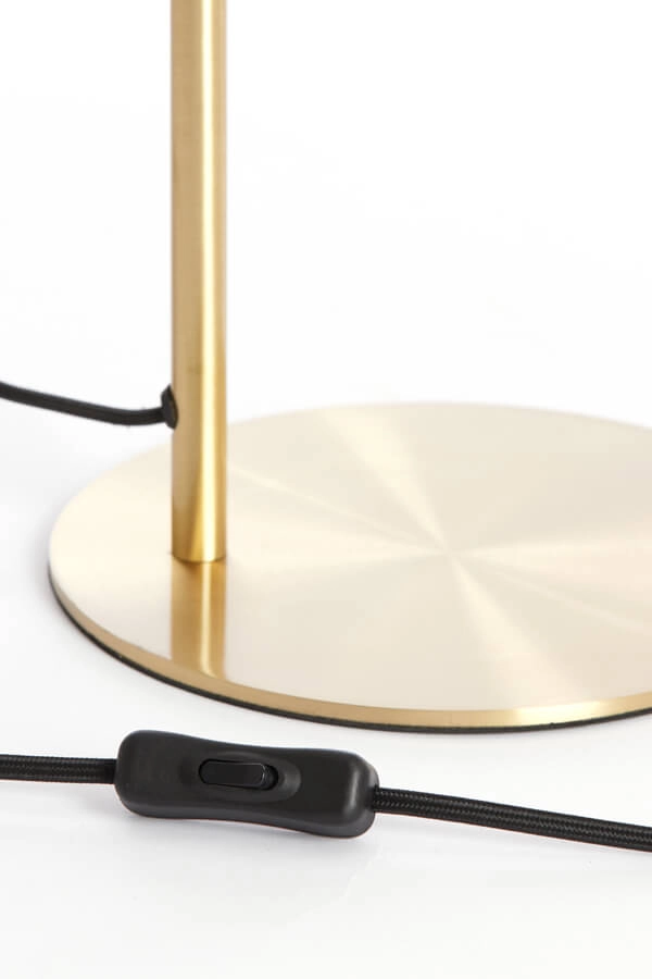 Gouden tafellamp Moroc Ø 20cm Light & Living 8717807686420