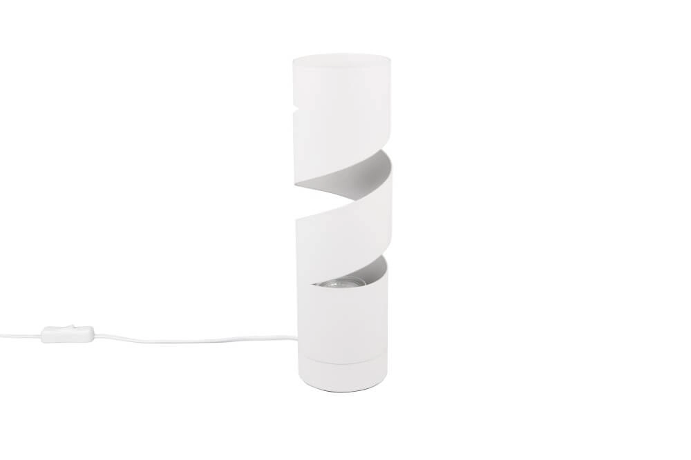 Koker tafellamp Stream Ø 12cm - wit Trio 4017807614046