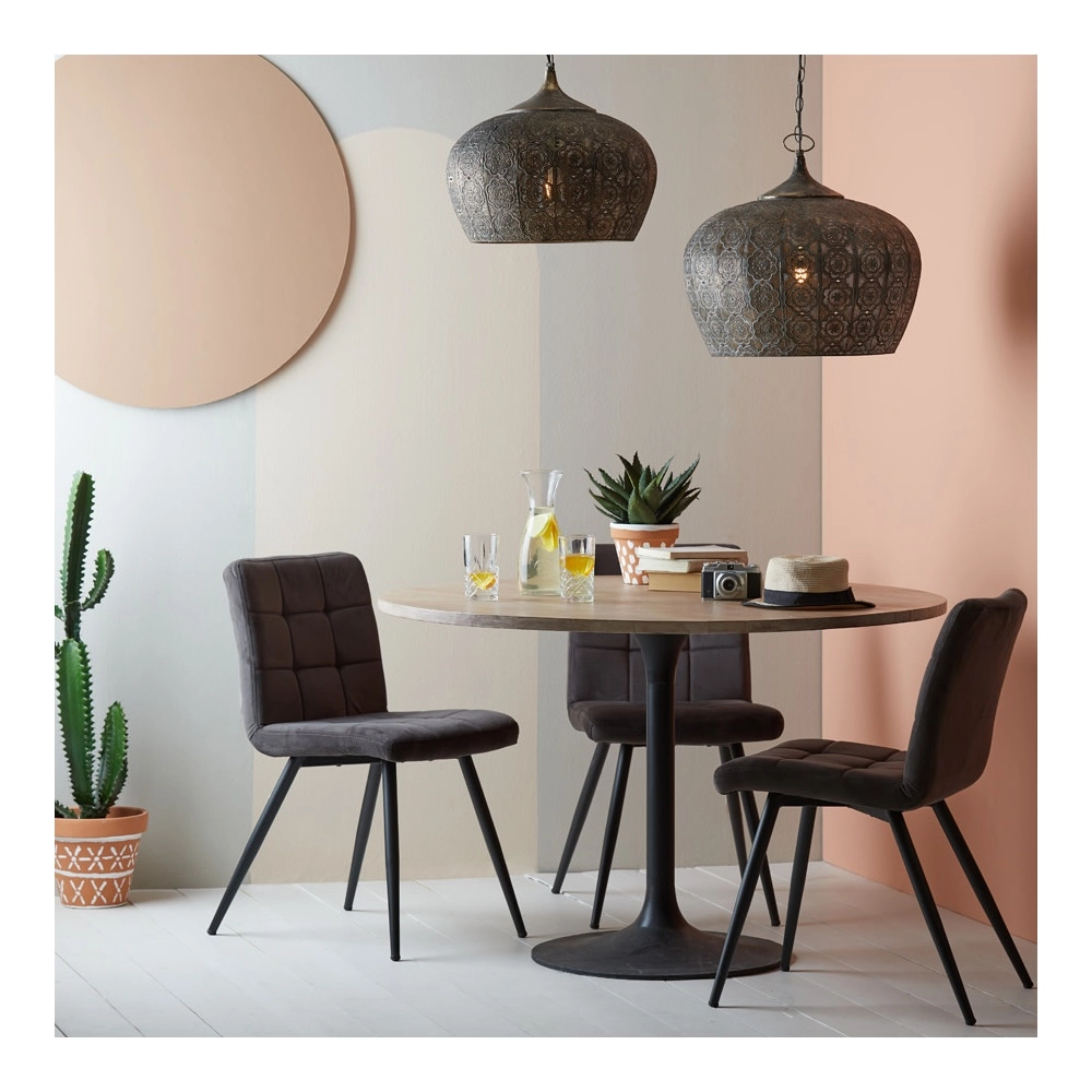 Hanglamp Emine Ø 43,5cm bruin Light & Living 8717807195342
