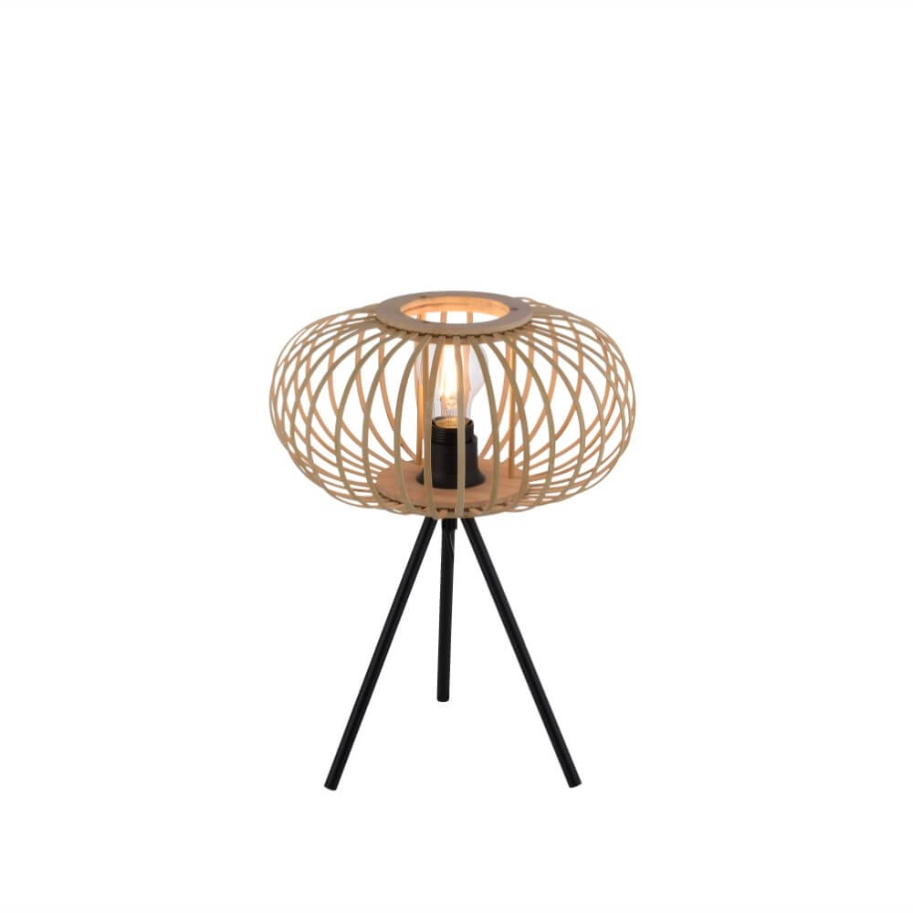 Tripod tafellamp Racoon hout