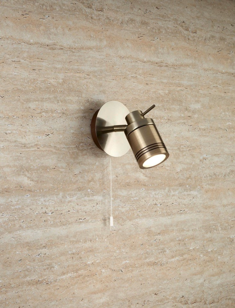 Antieke badkamer spot Samson brons Searchlight 5053423096735