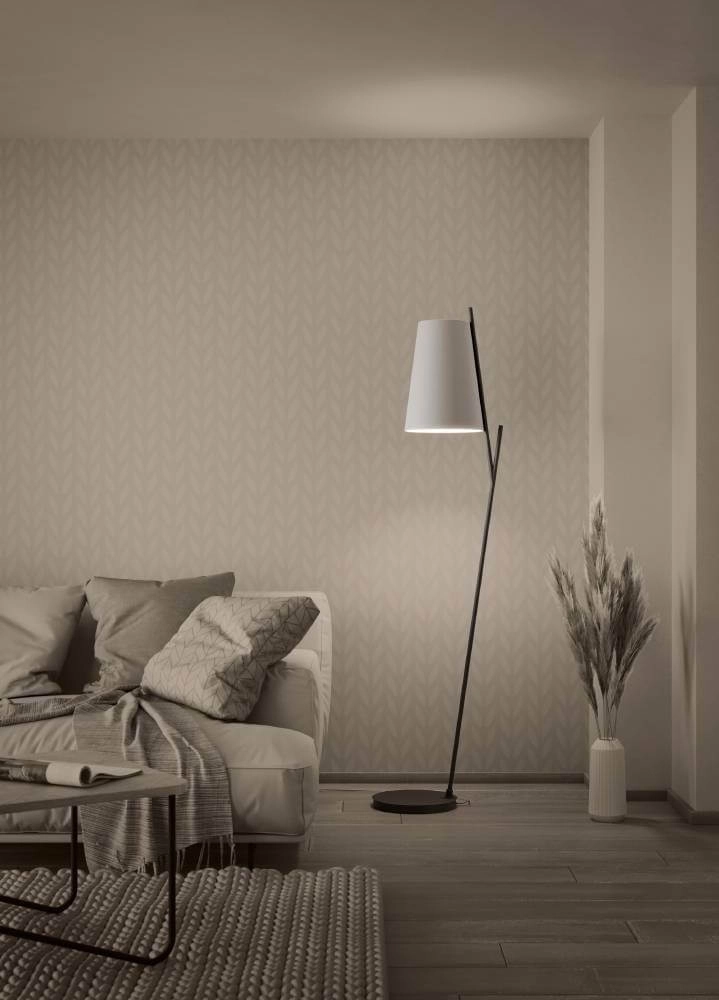 Schemerlamp Petrosa met grijze kap Stars of Light 9008606238163