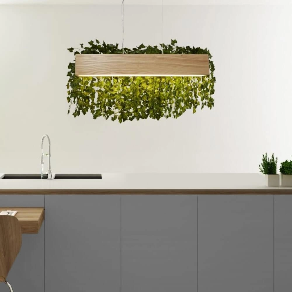Houten hanglamp Ash Searchlight 5053423119526
