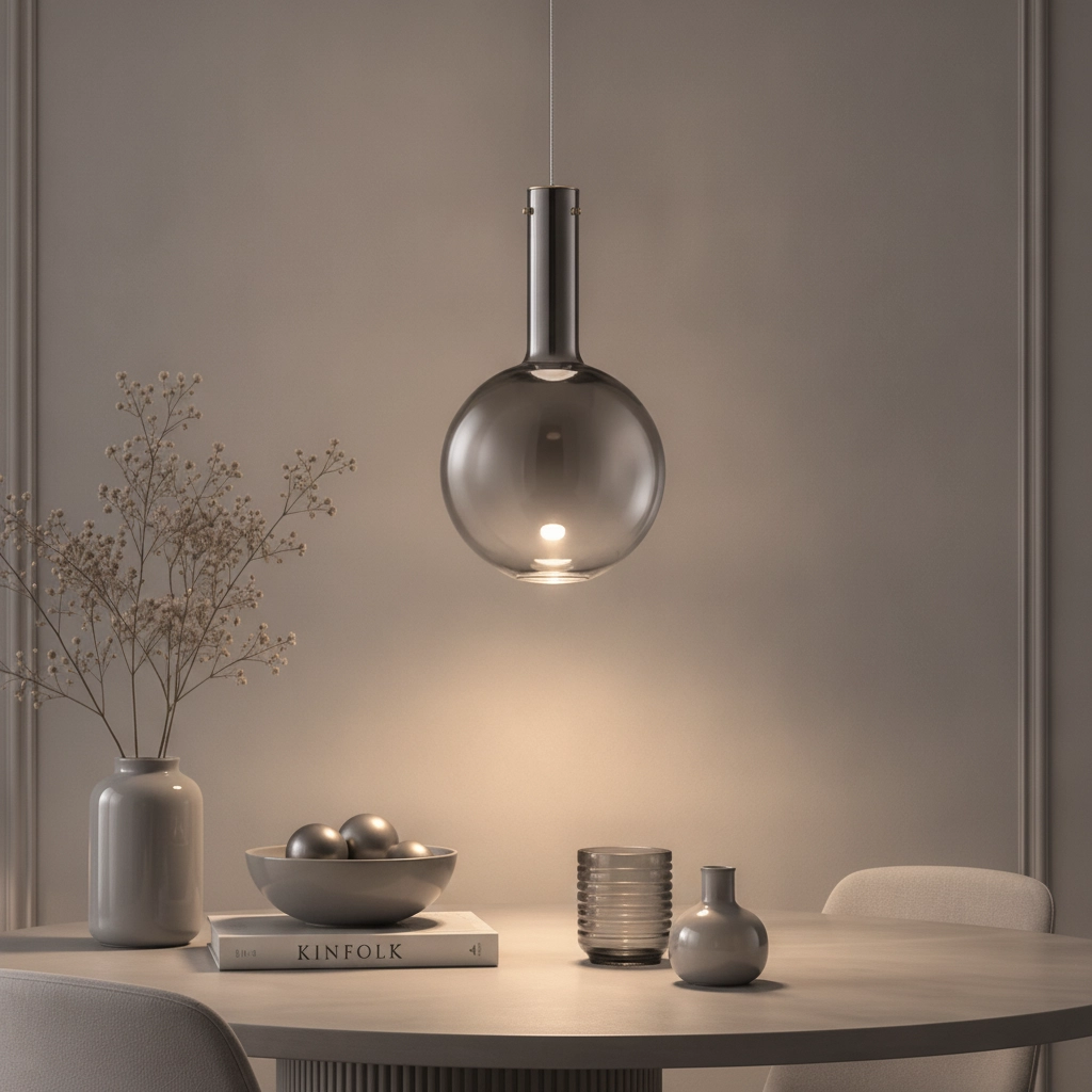 Hanglamp Nostos smoke glas Ø 30cm