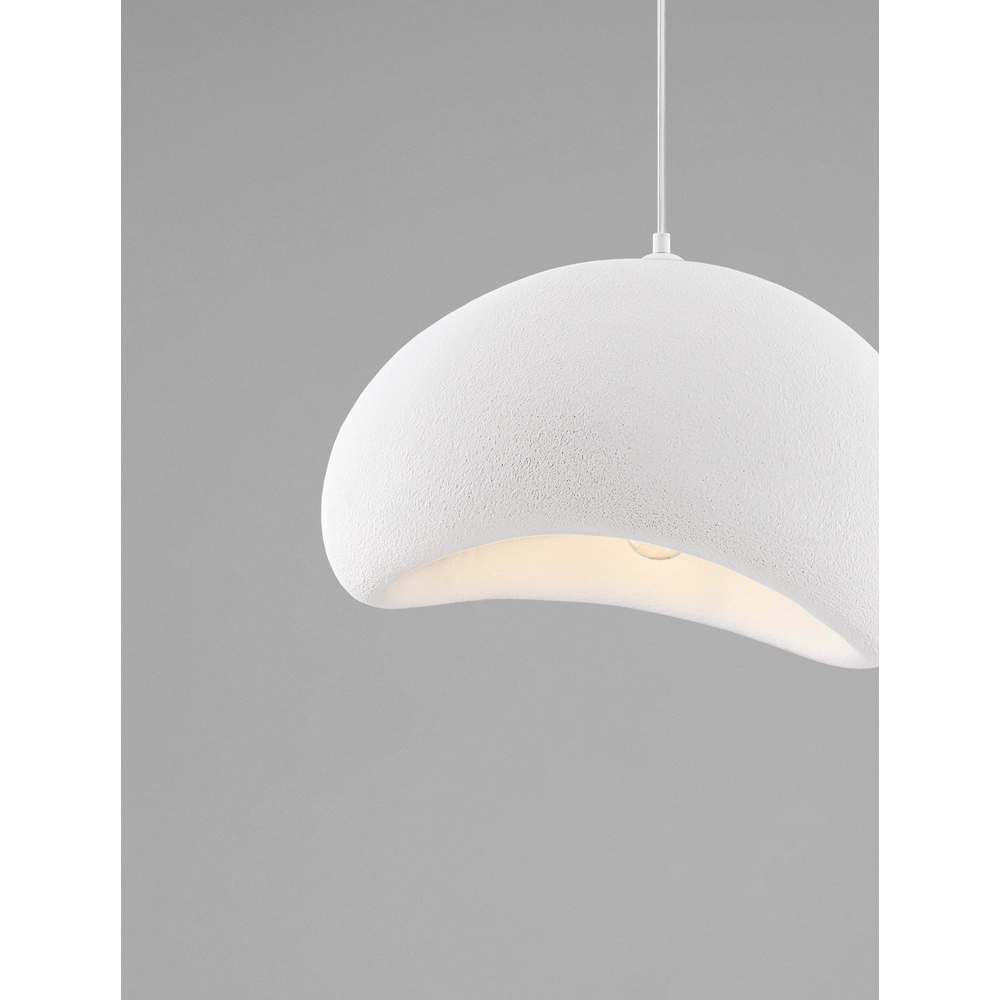 Natuurlijke hanglamp Aere wit 50cm Lyora 5212017460783