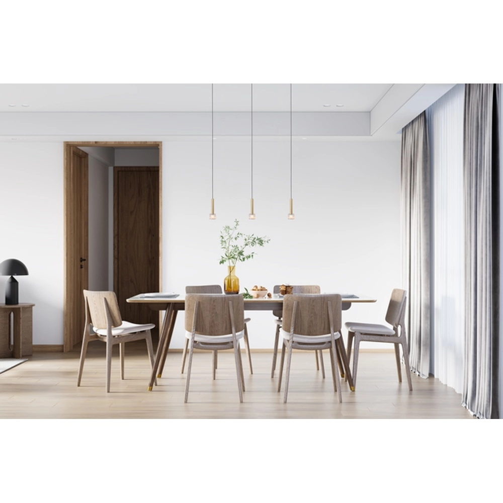3-lichts hanglamp Fabro led - mat goud Masterlight 8718121316956