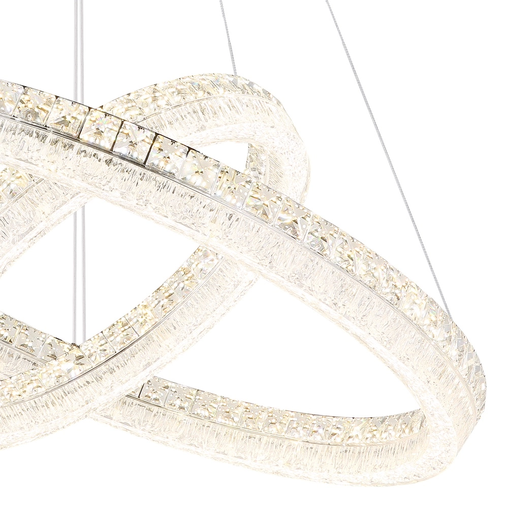 Hanglamp Laurel chroom Ø 80cm Globo 9007371569779
