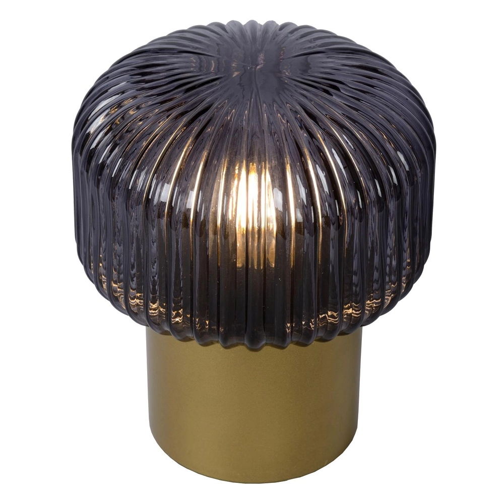Tafellamp Jany goud met smoke glas Lucide 5411212782663