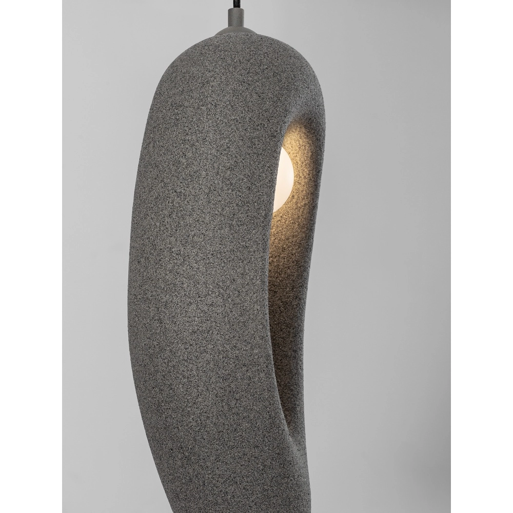 Natuurlijke hanglamp Tempus grijs 48cm Lyora 5212017476852
