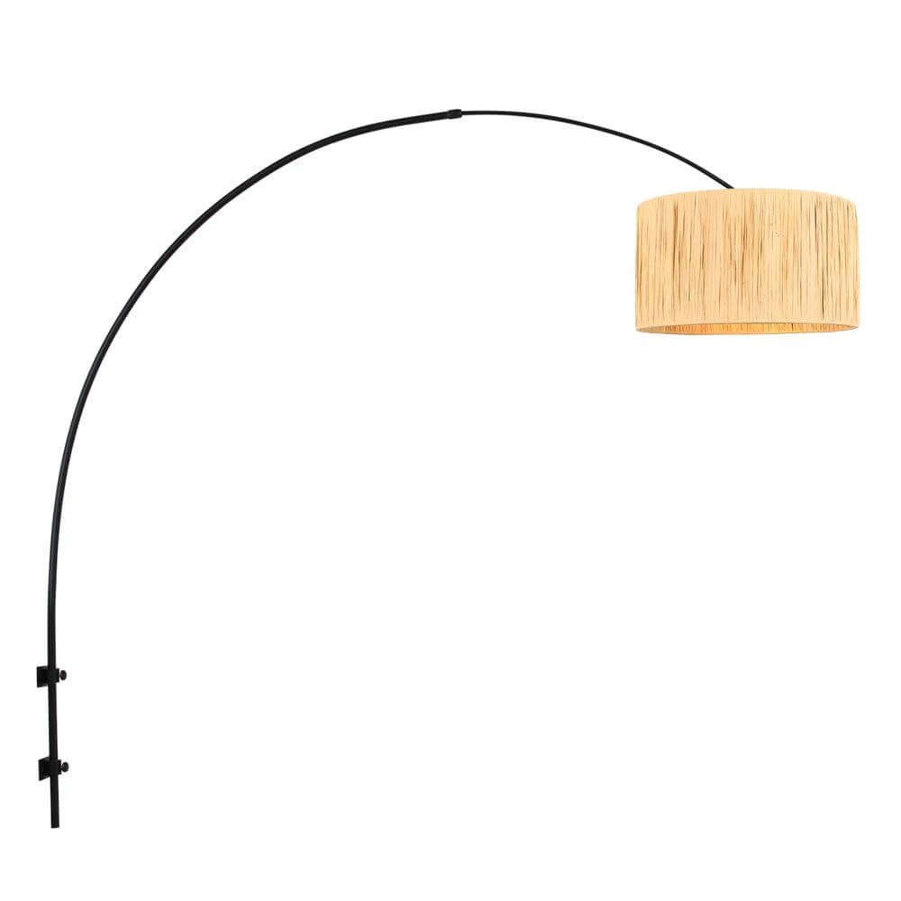 Wandlamp Sparkled Light zwart met strokleurige kap Steinhauer 8712746171778
