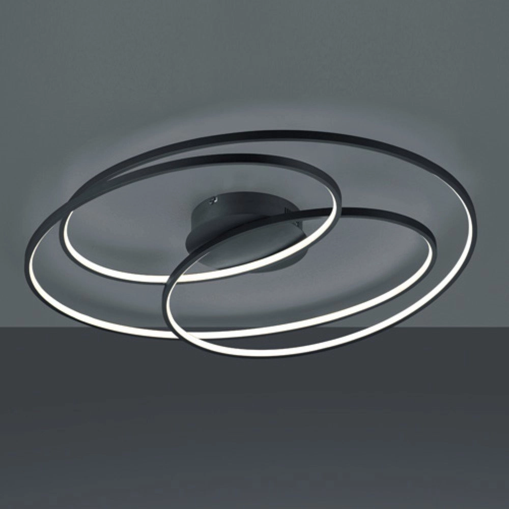 Zwarte plafondlamp Gale Trio 4017807441468