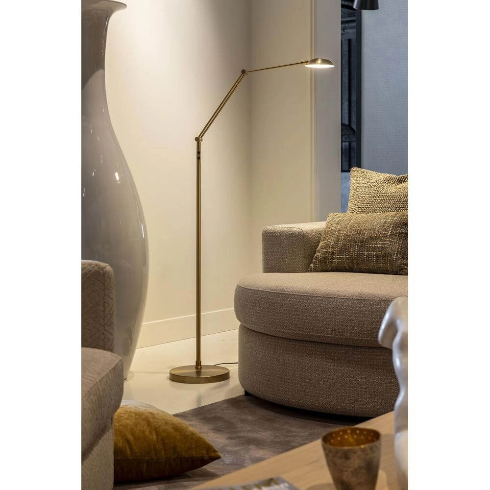Klassieke leeslamp Palermo brons Artdelight 8720701101432