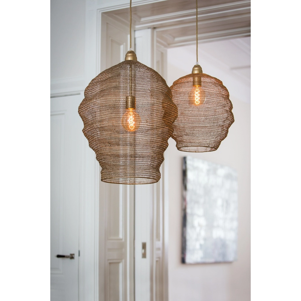 Gaas hanglamp Nikki Ø 45cm - antiek brons Light & Living 8717807175399