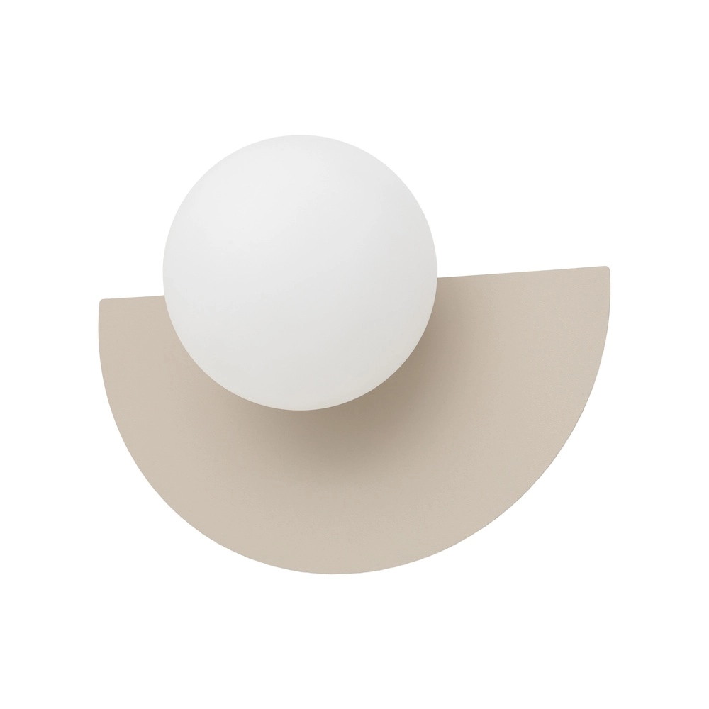 Wandlamp half Saturn zand bruin Lyora 5903139126038