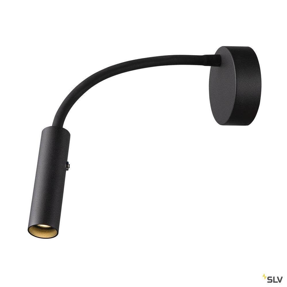 Flexibele bed lamp Karpo Goose zwart SLV 4024163262354