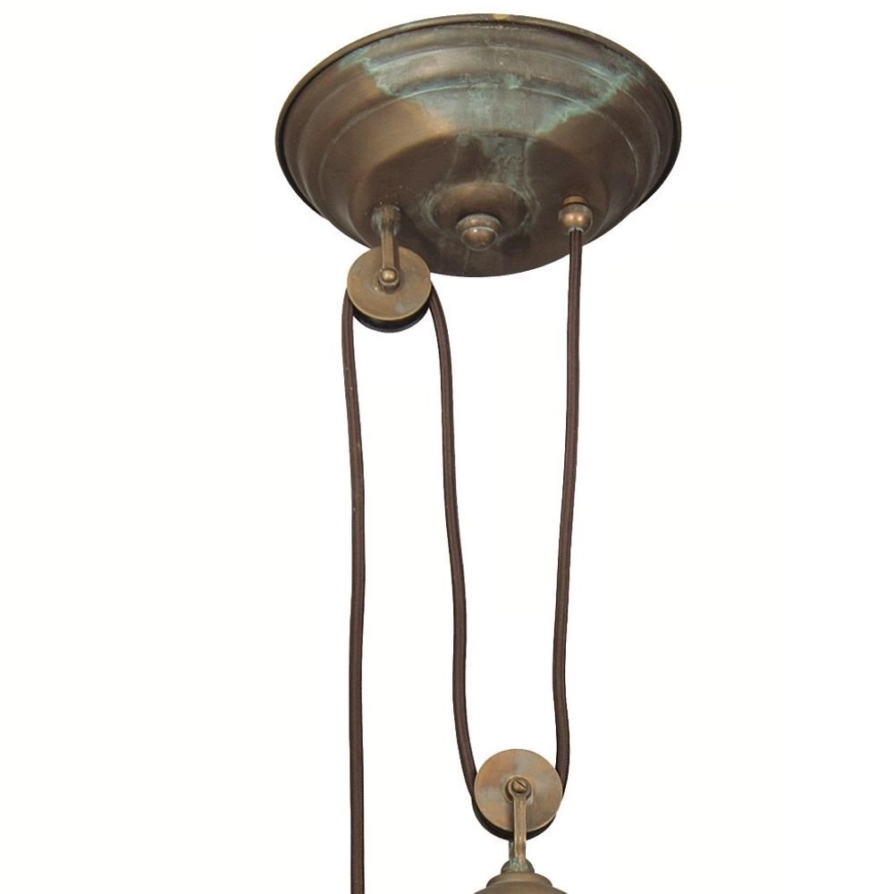 Veranda hanglamp Veranda 3 32cm koperbruin Franssen 8021035005732