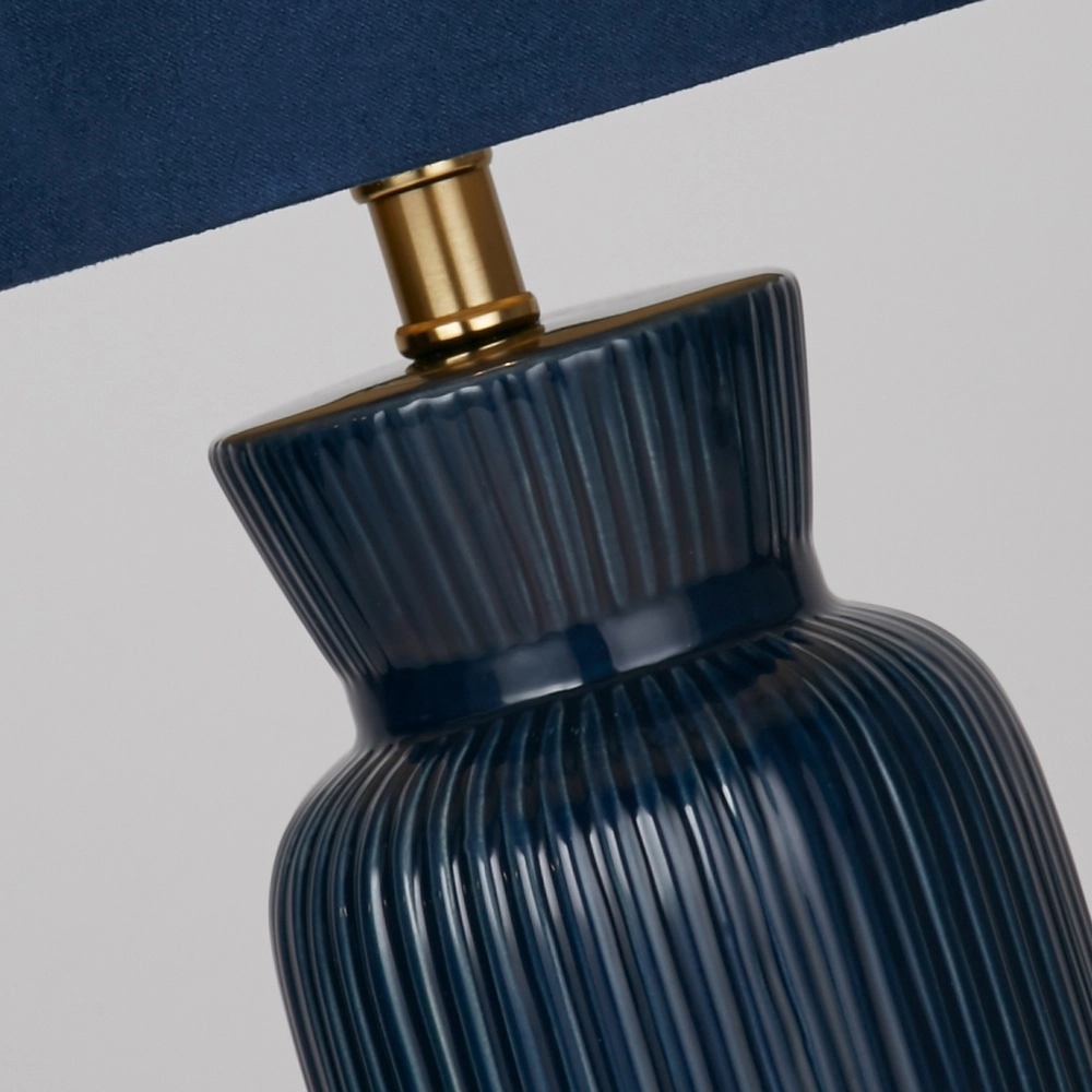 Tafellamp Tia blauw Searchlight 5053423311258