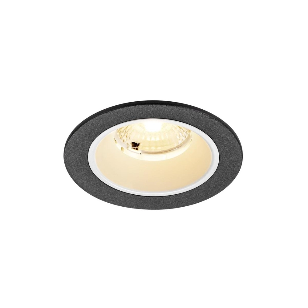 Inbouwspot Numinos S zwart/wit 3000K - 40gr