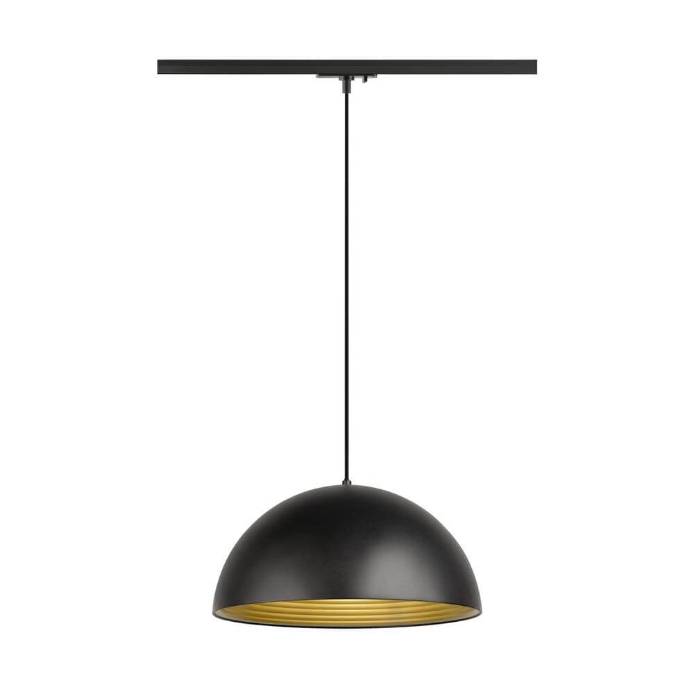 Hanglamp voor rail Forchini M 40 zwart 1-fase Ø 40cm