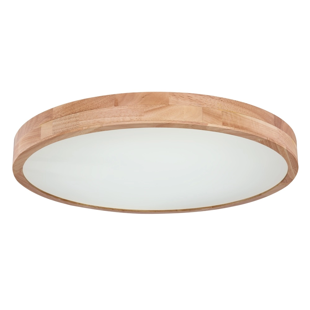 Houten plafonniere Rainer scandinavisch Ø 60cm Globo 9007371398270