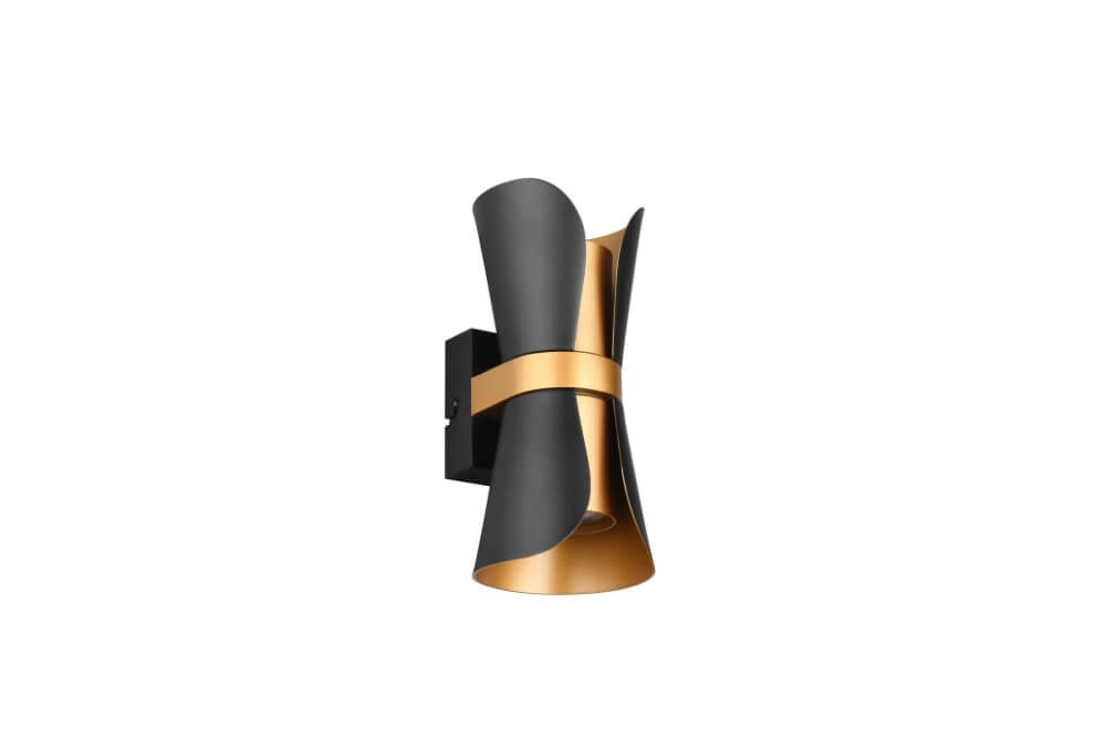 Design wandspot Coat zwart - up & down Trio 4017807613025