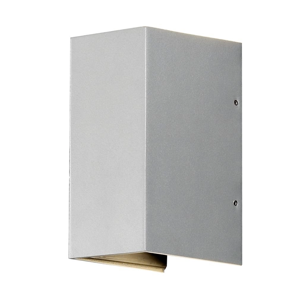 Led wandspot Cremona Up - Down 2x3w - 3000K 17cm mat zilver