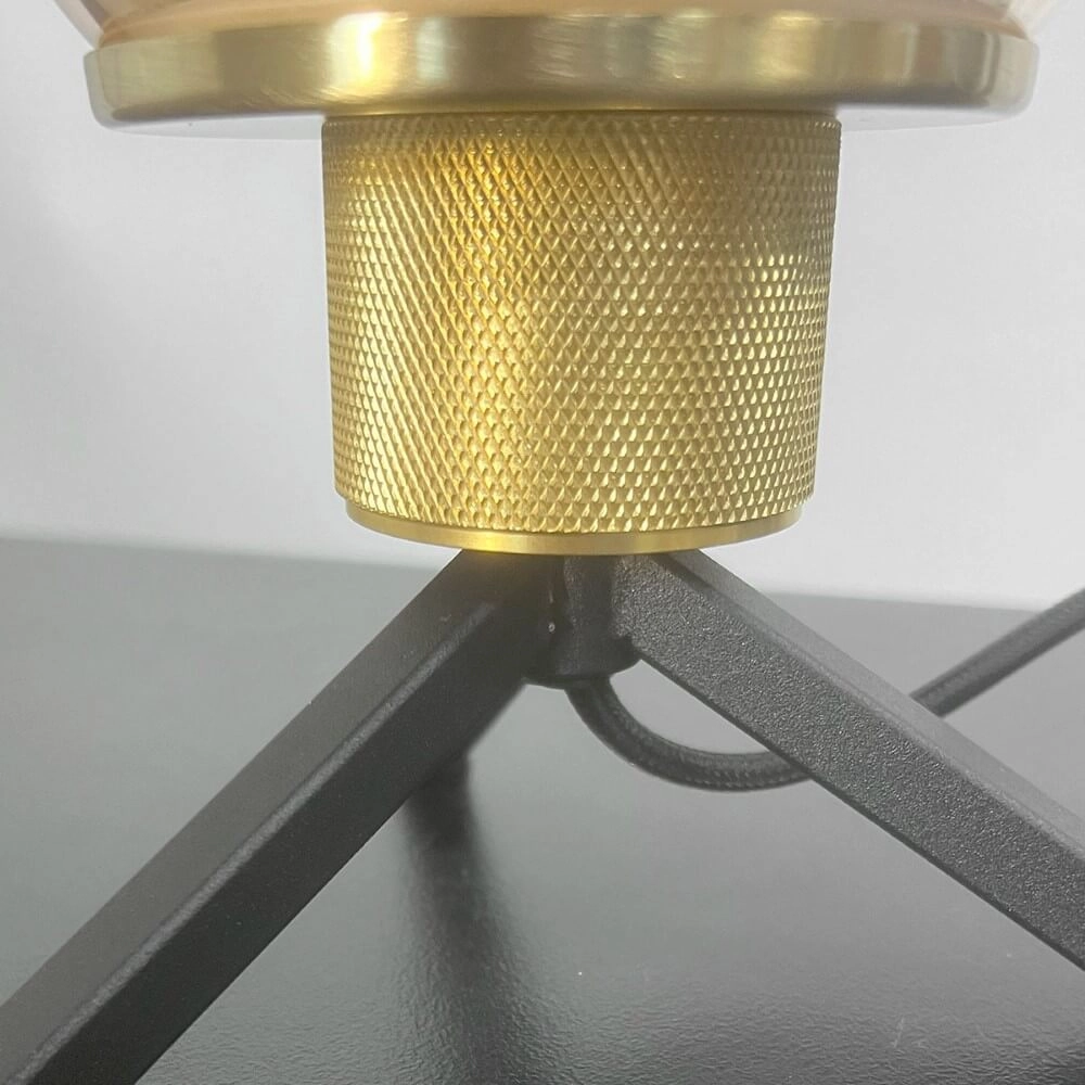 Tafellamp Reflexion Ø 15cm - met amber glas Steinhauer 8712746171013